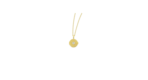 Future Fortune 18K Yellow Gold Enchanted Diamond Locket