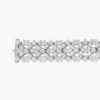 Private Label 38 Carat Fancy Shape 3 Row Diamond Bracelet - Image 3