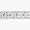 Private Label 38 Carat Fancy Shape 3 Row Diamond Bracelet - Image 5