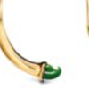 Claw Necklace in Yellow Gold with Green Jade, Large - Image 5