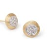 Marco Bicego Delicati Yellow Gold Diamond Stud Earrings - Image 2