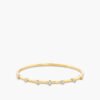 Private Label 1 Carat Mixed Shape Diamond Hinged Bangle - Image 3