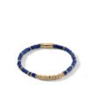 John Hardy Heishi Lapis Gold Bracelet